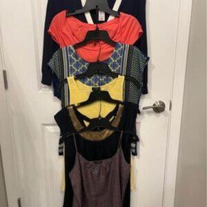 7 Size Medium Tops from The Limited, LOFT and JLo + 1 Scarf